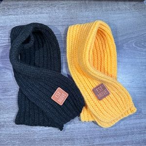 Boys Girls Winter Warm Knit Shawl Scarf